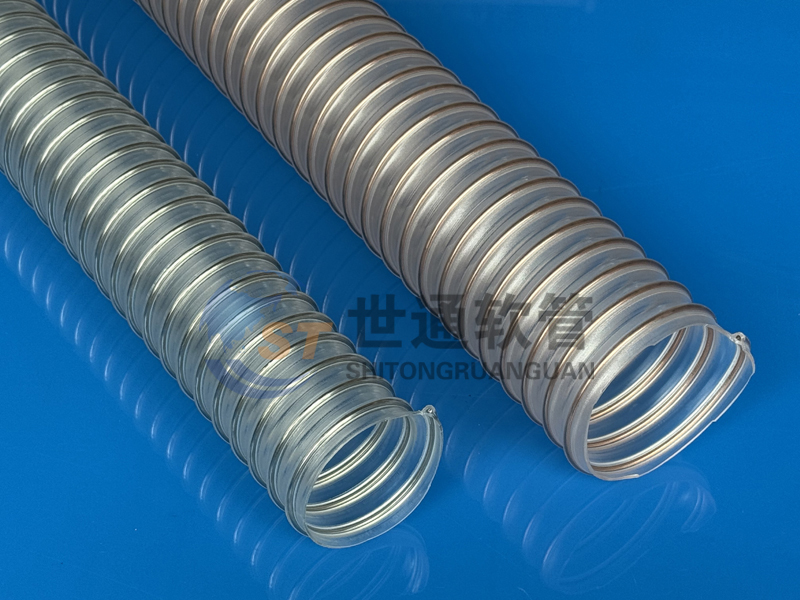 PU 鋼絲軟管,PU 鋼絲增強軟管,聚氨酯鋼絲軟管,耐磨 PU 鋼絲軟管,阻燃防靜電PU鋼絲軟管 
